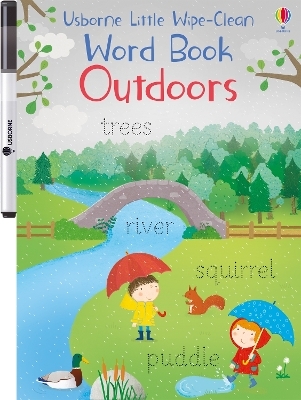 Little Wipe-Clean Word Book Outdoors - Felicity Brooks