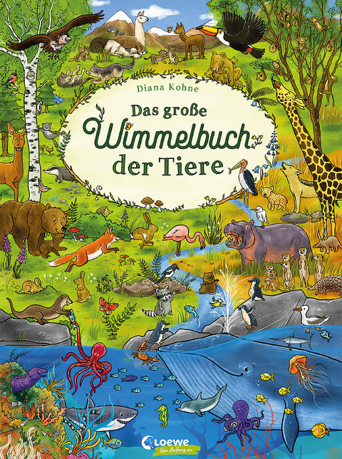 Das gro&szlig;e Wimmelbuch der Tiere