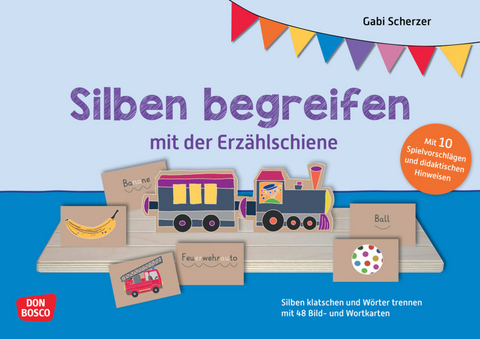 Silben begreifen mit der Erz&auml;hlschiene. Erz&auml;hlschienen-Figurenset - Gabi Scherzer