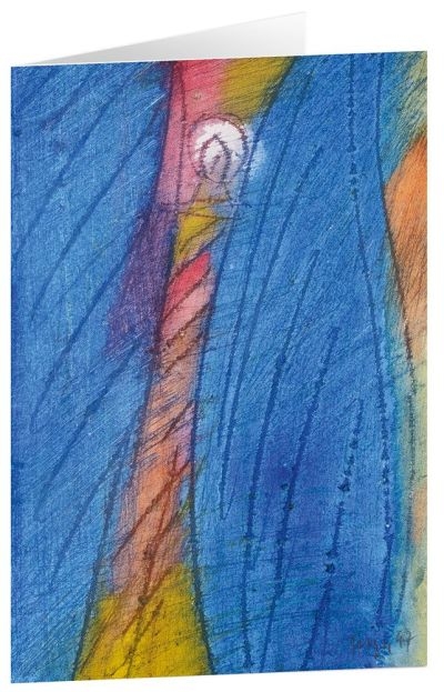 Kunstkarten "Himmelsw&auml;chter 1" 5 Stk.