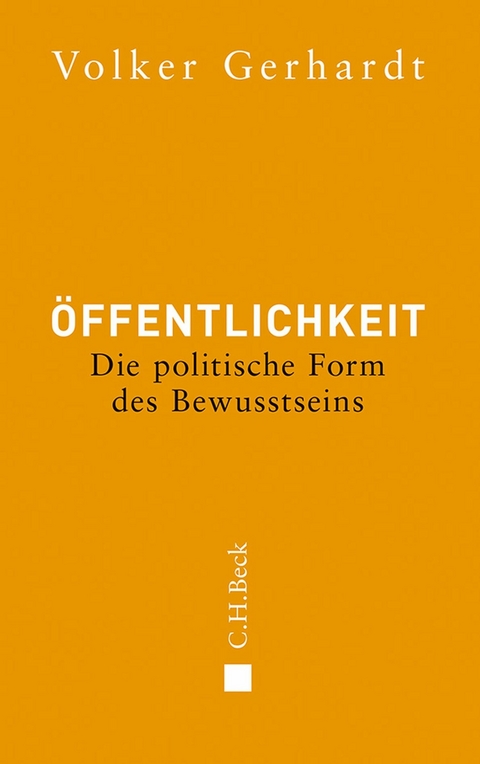&Ouml;ffentlichkeit - Volker Gerhardt