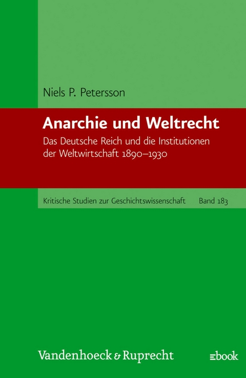 Anarchie und Weltrecht -  Niels P. Petersson