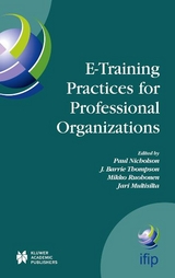 E-Training Practices for Professional Organizations - 