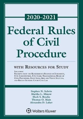 Federal Rules of Civil Procedure with Resources for Study