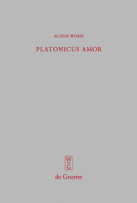 Platonicus amor - Achim Wurm