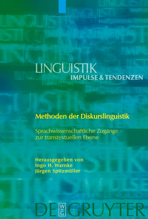 Methoden der Diskurslinguistik - 