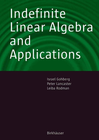 Indefinite Linear Algebra and Applications