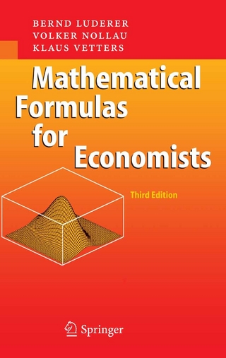 Mathematical Formulas for Economists