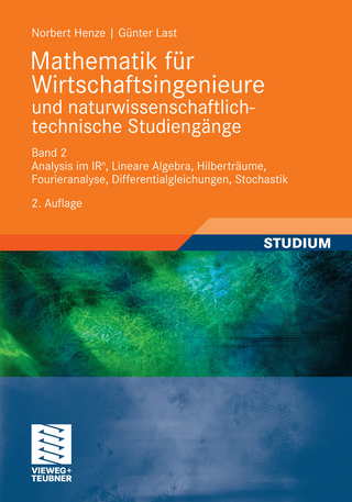 Mathematik für Wirtschaftsingenieure und naturwissenschaftlich-technische Studiengänge