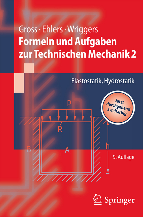 Formeln und Aufgaben zur Technischen Mechanik 2 -  Dietmar Gross,  Wolfgang Ehlers,  Peter Wriggers