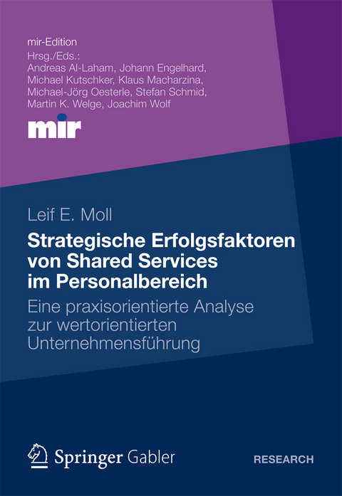 Strategische Erfolgsfaktoren von Shared Services im Personalbereich - Leif Moll
