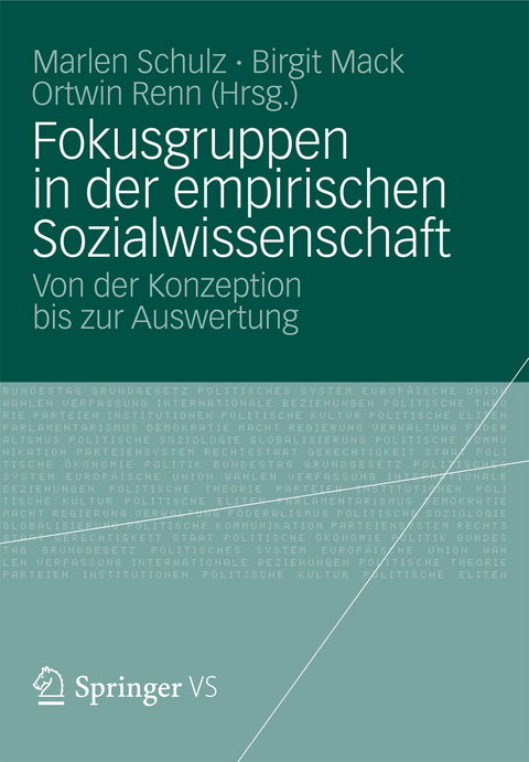 Fokusgruppen in der empirischen Sozialwissenschaft - 