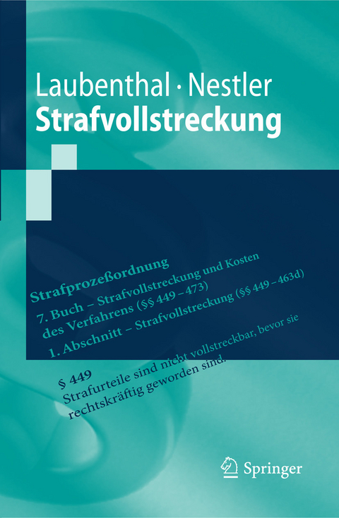 Strafvollstreckung -  Klaus Laubenthal,  Nina Nestler