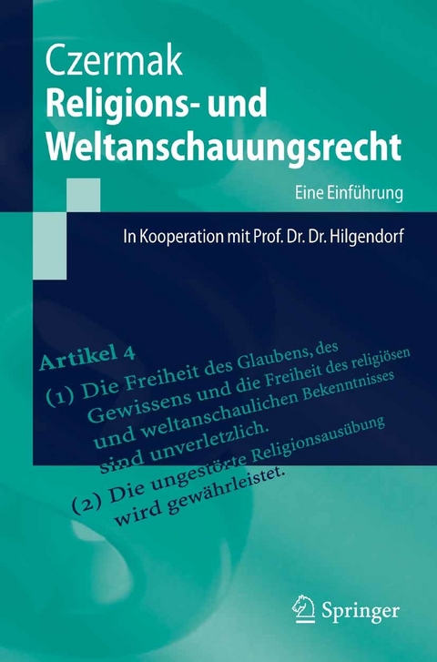 Religions- und Weltanschauungsrecht -  Gerhard Czermak