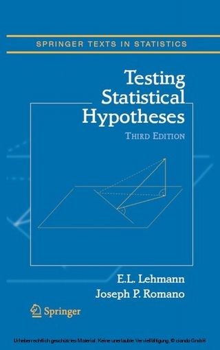 Testing Statistical Hypotheses