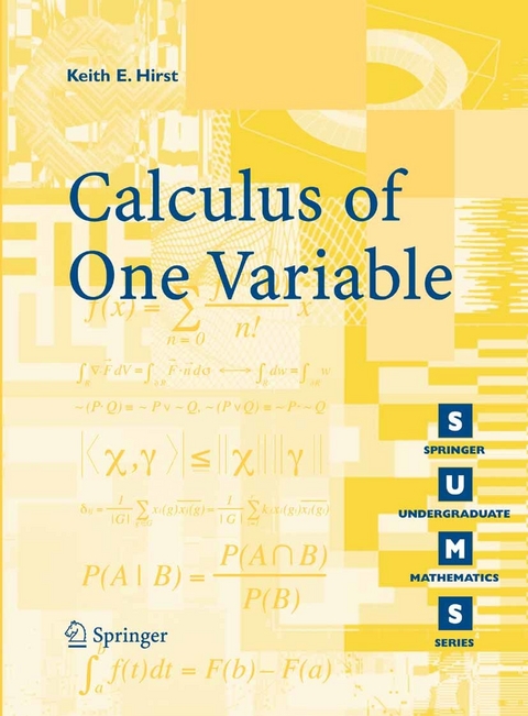 Calculus of One Variable -  K.E. Hirst