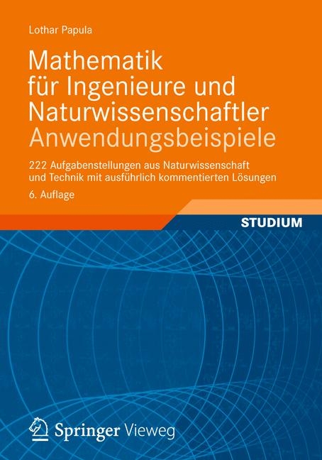 Mathematik f&uuml;r Ingenieure und Naturwissenschaftler - Anwendungsbeispiele - Lothar Papula