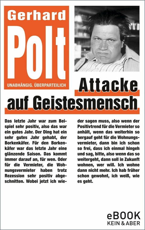 Attacke auf Geistesmensch - Gerhard Polt