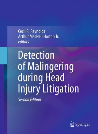 Detection of Malingering during Head Injury Litigation