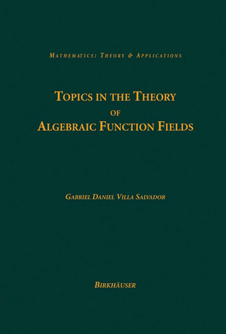 Topics in the Theory of Algebraic Function Fields
