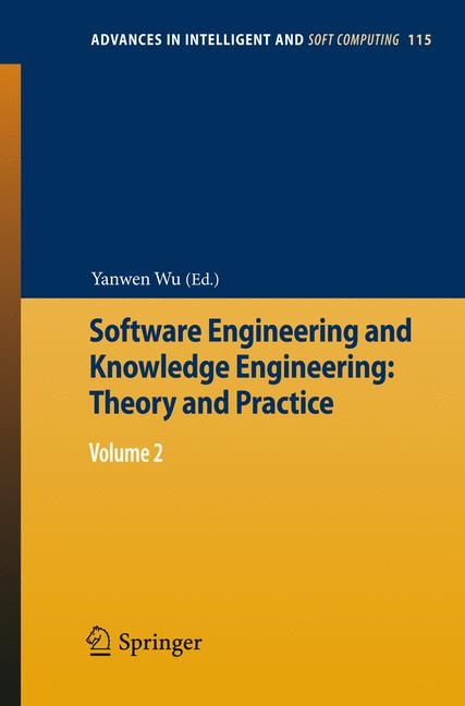 Software Engineering and Knowledge Engineering: Theory and Practice - 