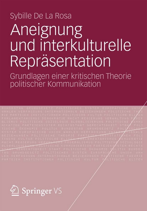 Aneignung und interkulturelle Repr&auml;sentation - Sybille De La Rosa
