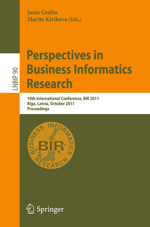 Perspectives in Business Informatics Research - 