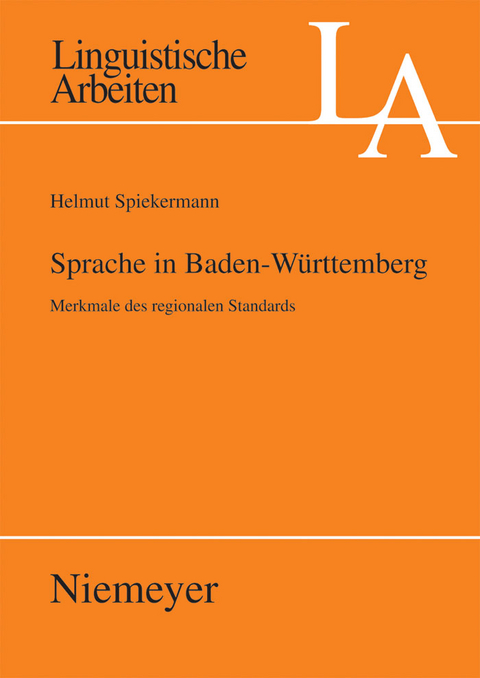 Sprache in Baden-W&uuml;rttemberg - Helmut Spiekermann