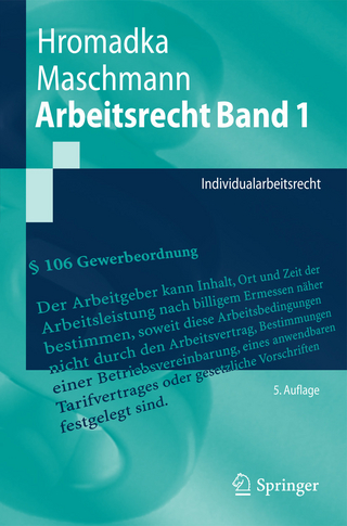 Arbeitsrecht Band 1