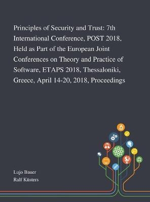 Principles of Security and Trust - 