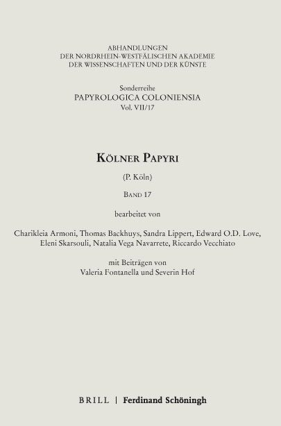 K&ouml;lner Papyri - 