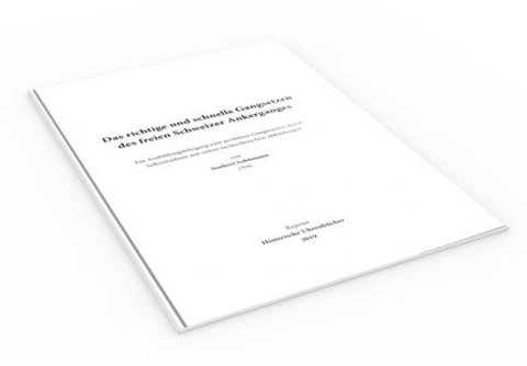 Das richtige und schnelle Gangsetzen des freien Schweizer Ankerganges - Norbert Sch&ouml;mann