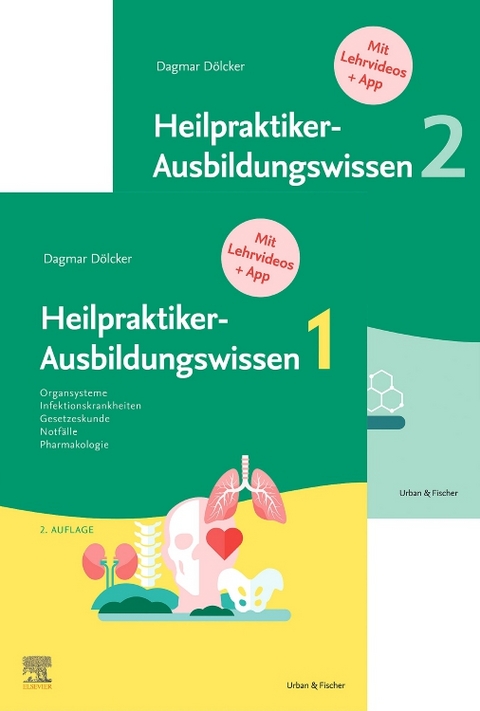 Set Heilpraktiker Ausbildungwissen Bd. 1 und 2 - Dagmar D&ouml;lcker