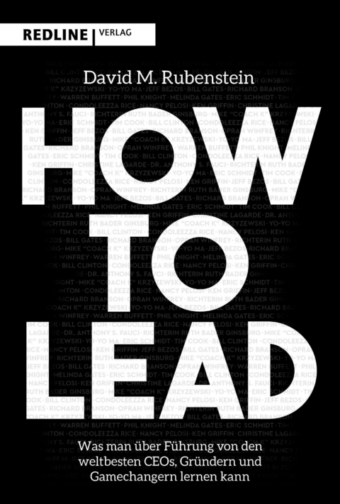 How to lead - David Rubenstein