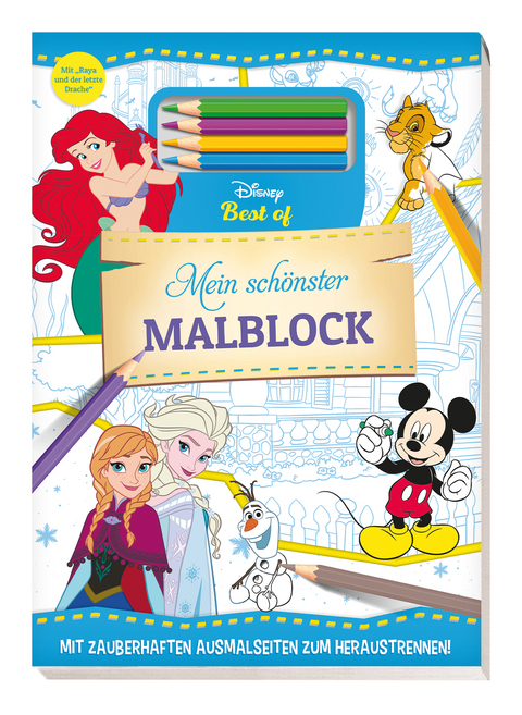 Disney Best of: Mein sch&ouml;nster Malblock -  Panini