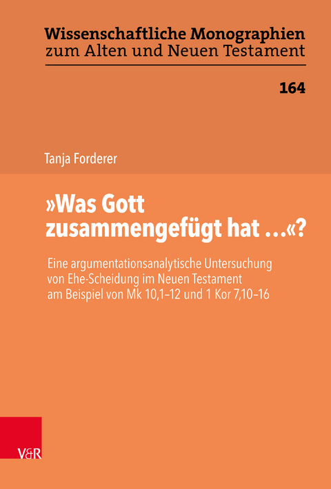 "Was Gott zusammengef&uuml;gt hat..."? - Tanja Forderer