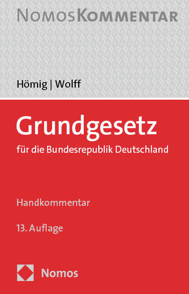 Grundgesetz f&uuml;r die Bundesrepublik Deutschland