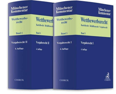 M&uuml;nchener Kommentar zum Wettbewerbsrecht - 