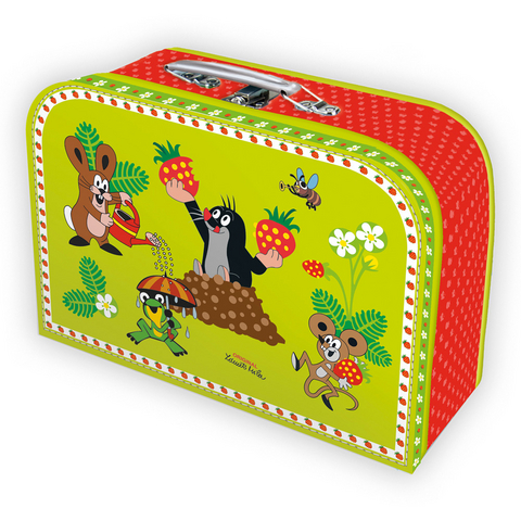 Tr&ouml;tsch Der kleine Maulwurf Kinderkoffer Erdbeere - 