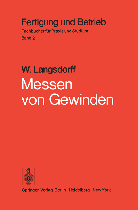 Messen von Gewinden - W. Langsdorff