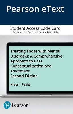 Treating Those with Mental Disorders - Victoria Kress, Matthew Paylo