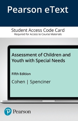 Assessment of Children and Youth with Special Needs