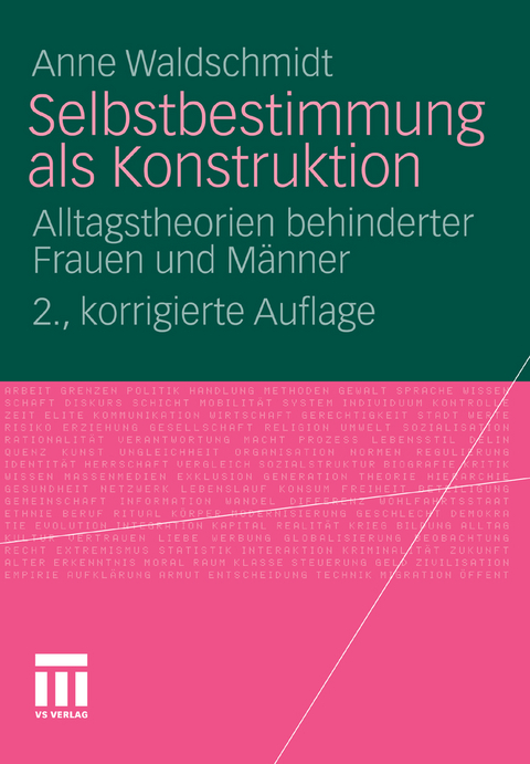 Selbstbestimmung als Konstruktion - Anne Waldschmidt
