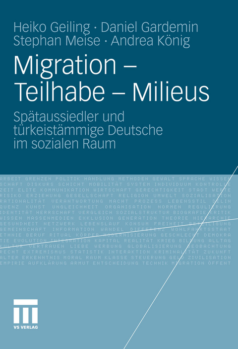 Migration - Teilhabe - Milieus - Heiko Geiling, Daniel Gardemin, Stephan Meise, Andrea K&ouml;nig