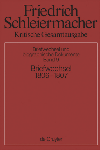 Briefwechsel 1806-1807