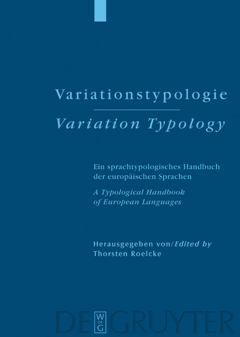 Variationstypologie / Variation Typology - 