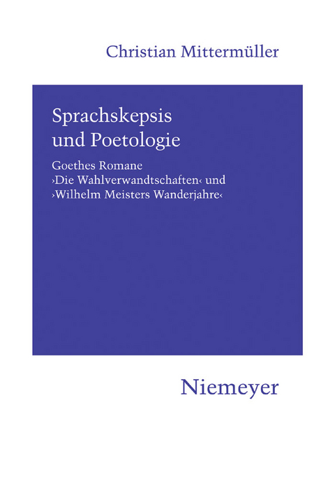 Sprachskepsis und Poetologie - Christian Mitterm&uuml;ller