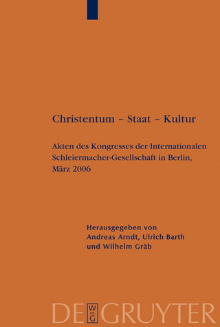 Christentum – Staat – Kultur
