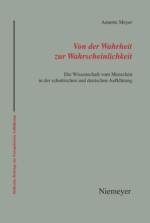 Von der Wahrheit zur Wahrscheinlichkeit - Annette Meyer