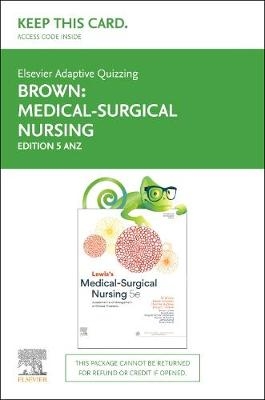 Elsevier Adaptive Quizzing for Medical Surgical Nursing Australia and New Zealand 5th edition Access Card